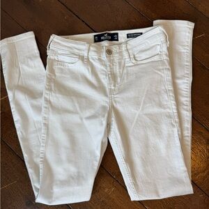 Hollister Women's White Jeans
